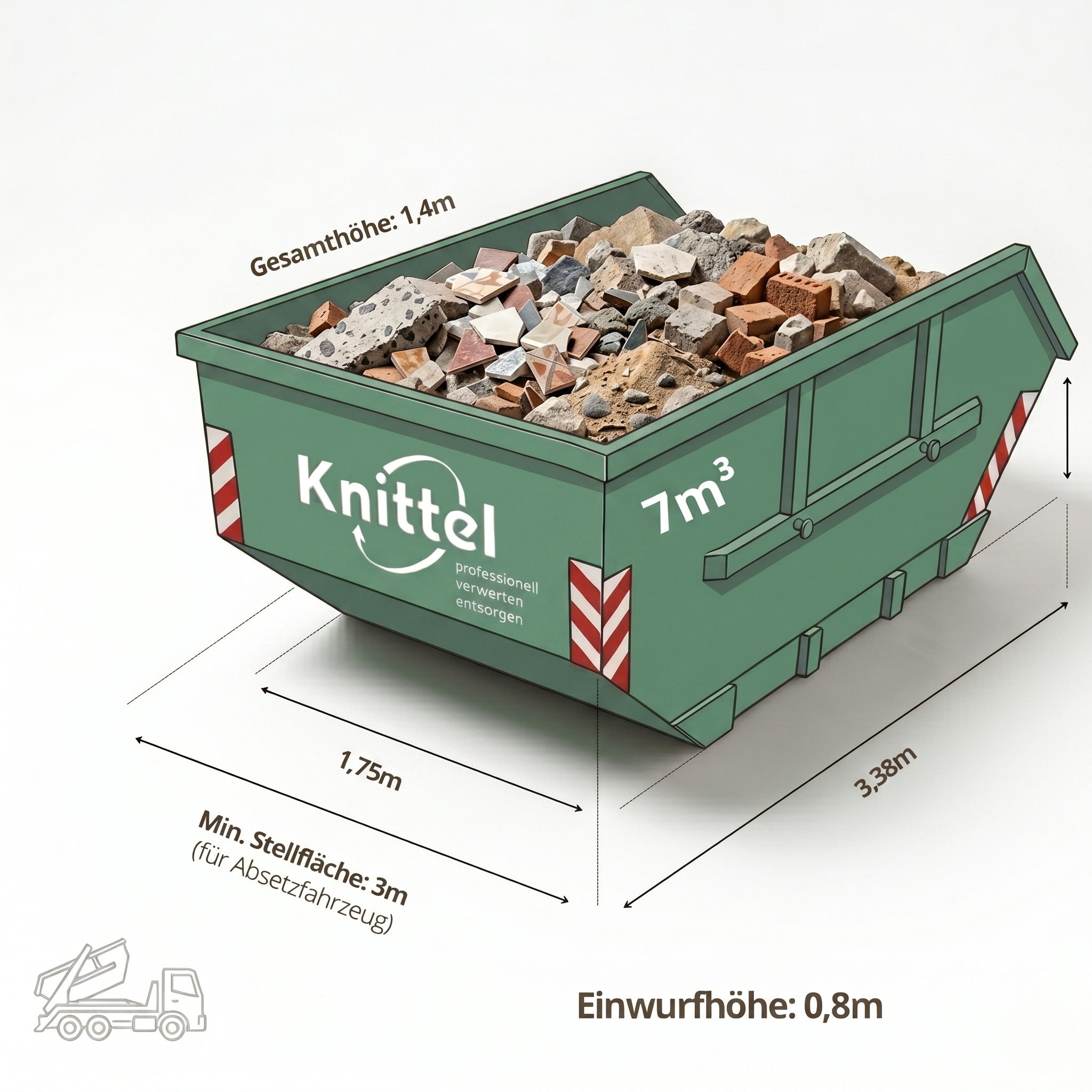 Container Bauschutt