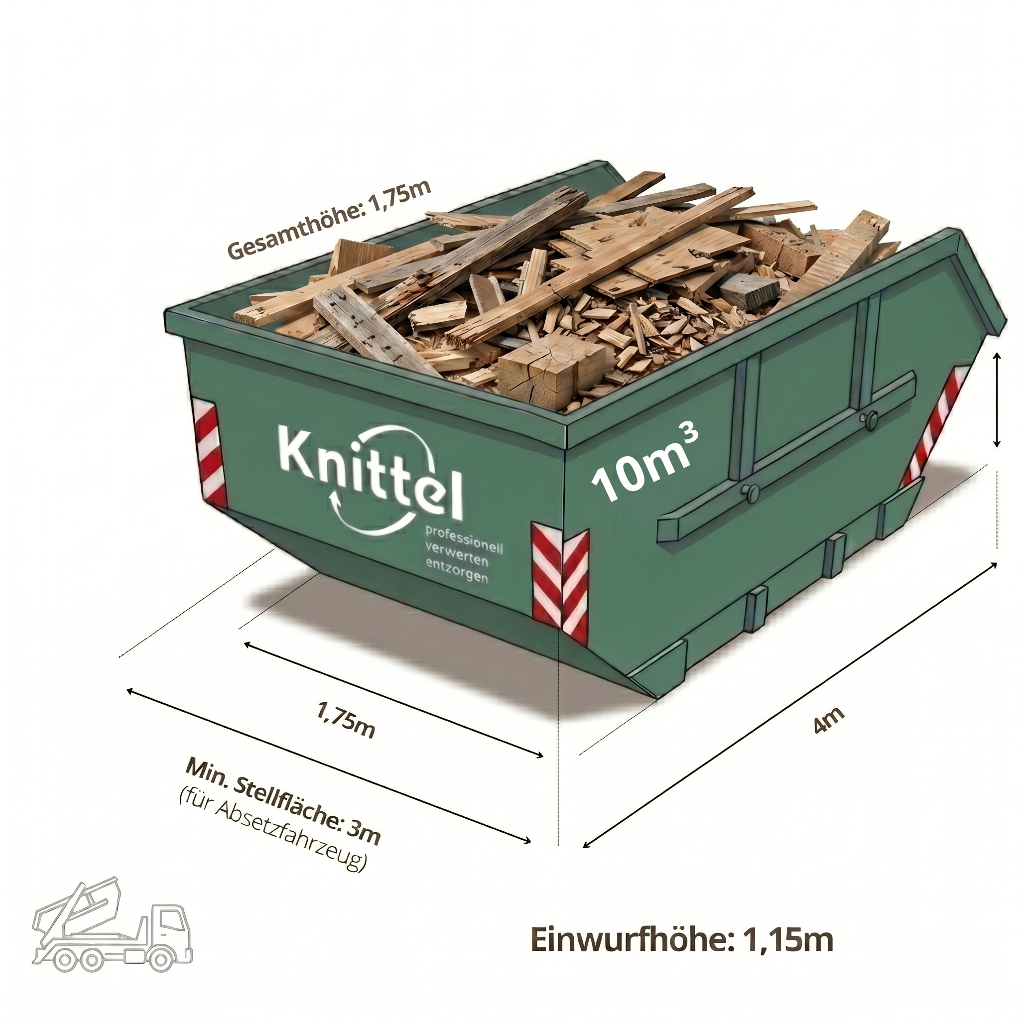 Container Holzabfälle