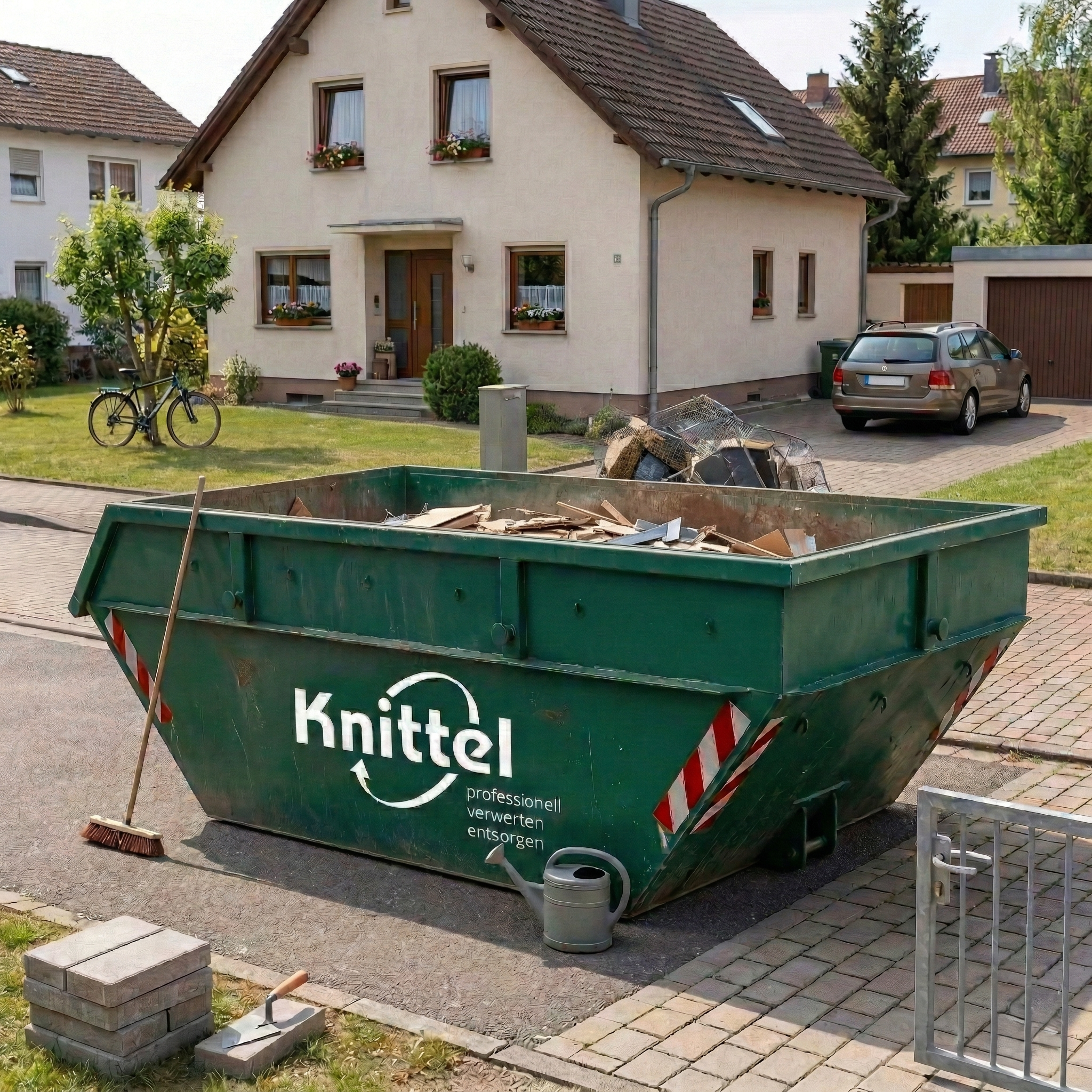 Container Mischabfall und Sperrmüll