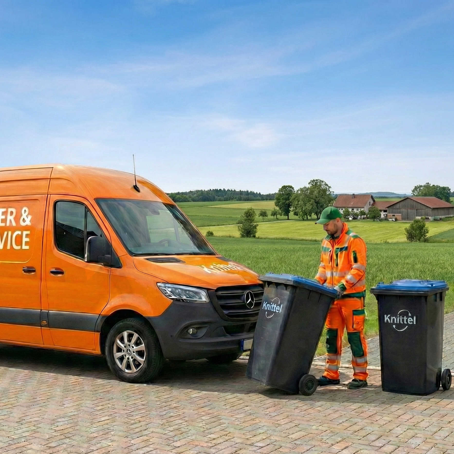 Haustürlieferung Papiertonne